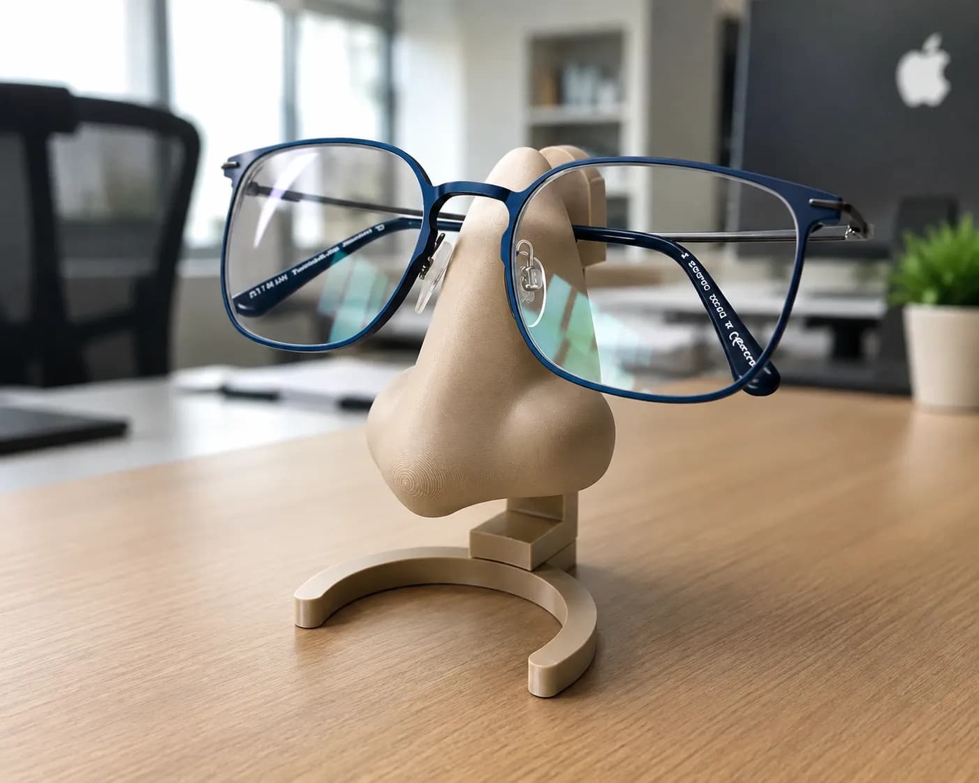 Nose glasses stand