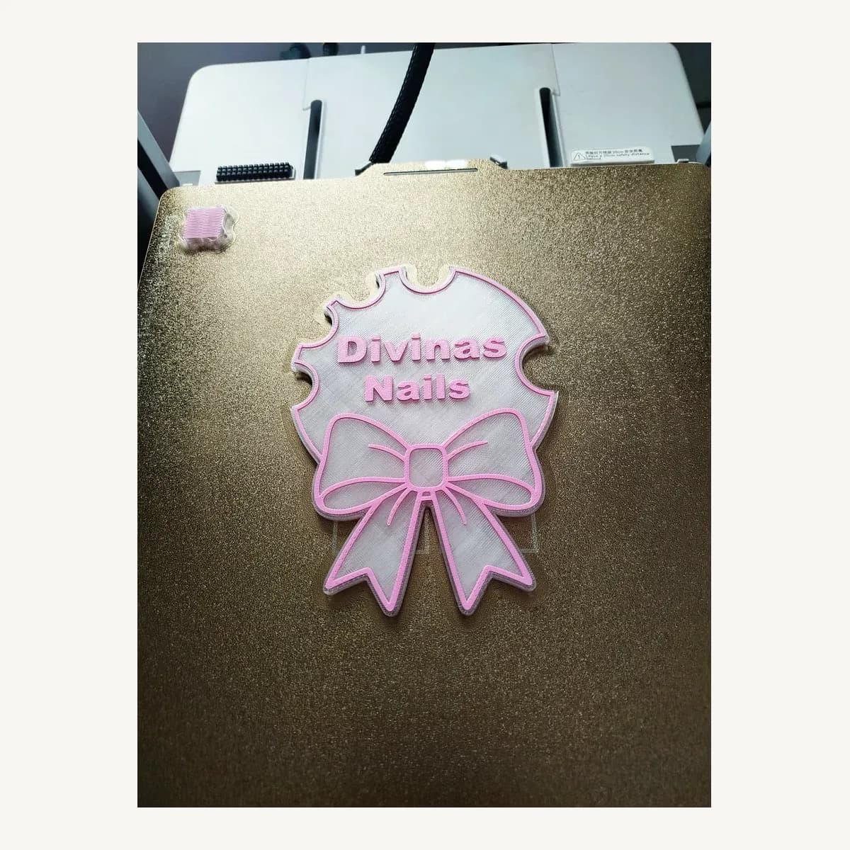 Personalized Salon Nail Photo Prop