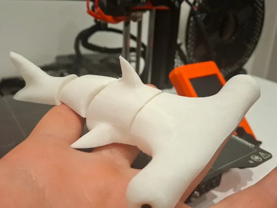 Articulated Shark Desk Figure