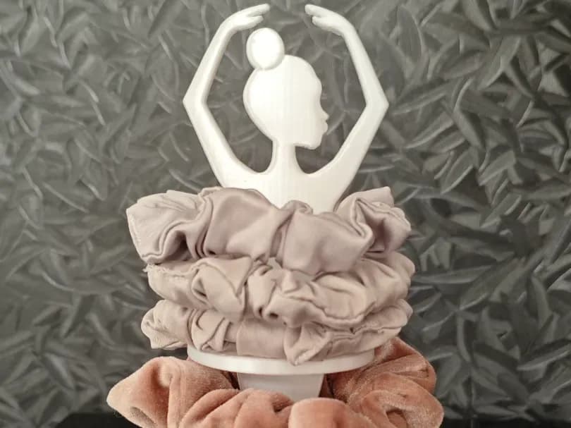 Ballerina Two-Tier Scrunchie Stand