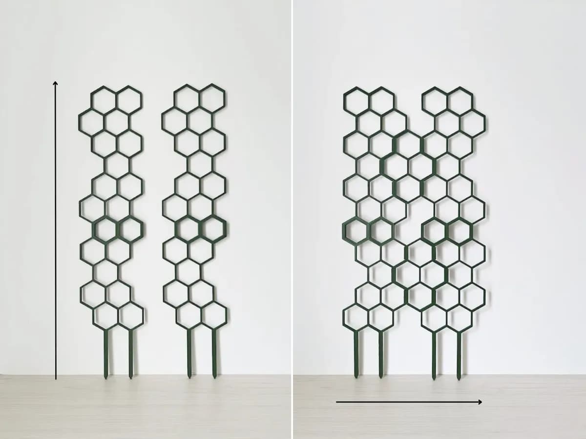 Extendable Honeycomb Plant Trellis