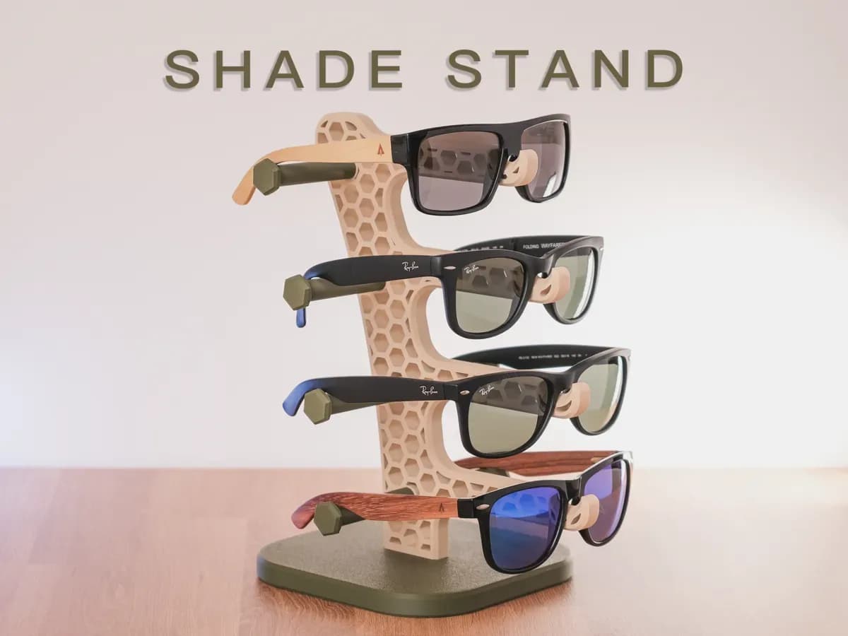 Four-Pair Sunglasses Display Stand