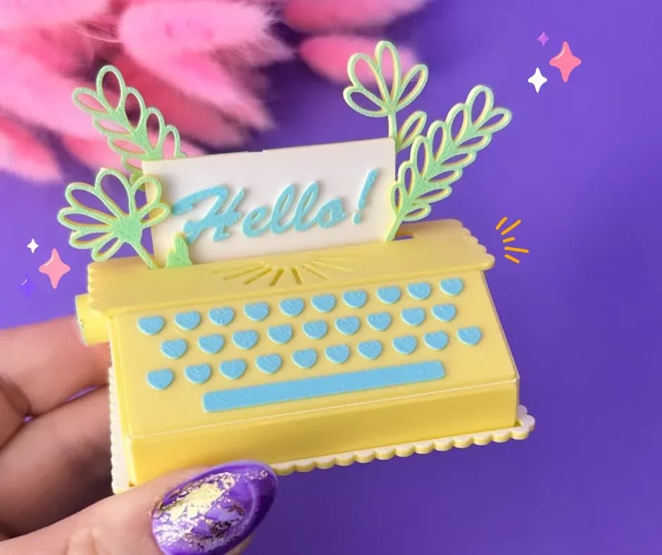 Personalised Typewriter Message Kit