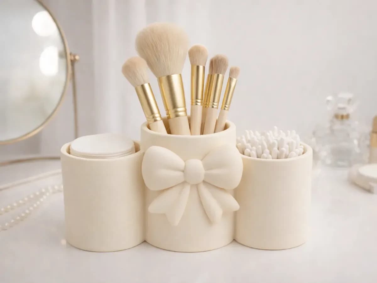 Bow Makeup Brush Holder