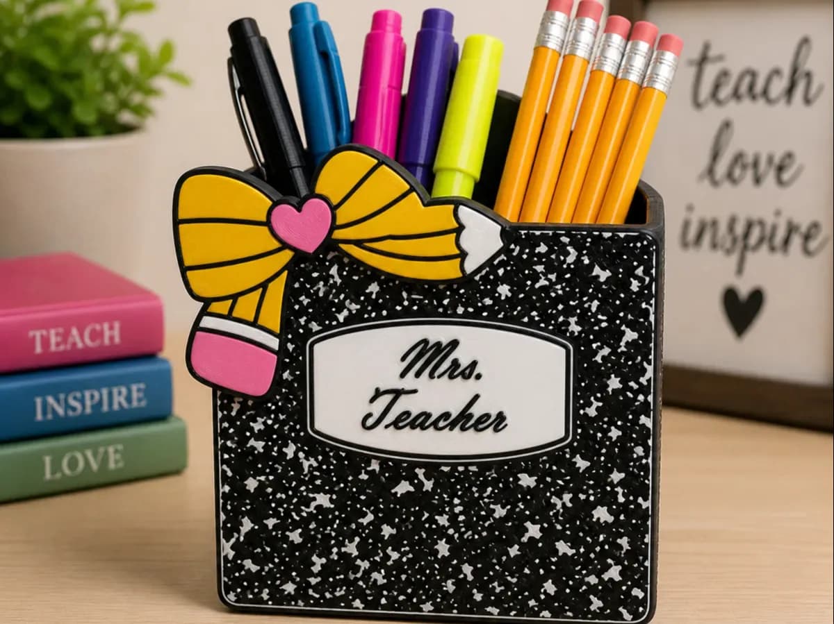 Personalised Teacher Pencil Holder