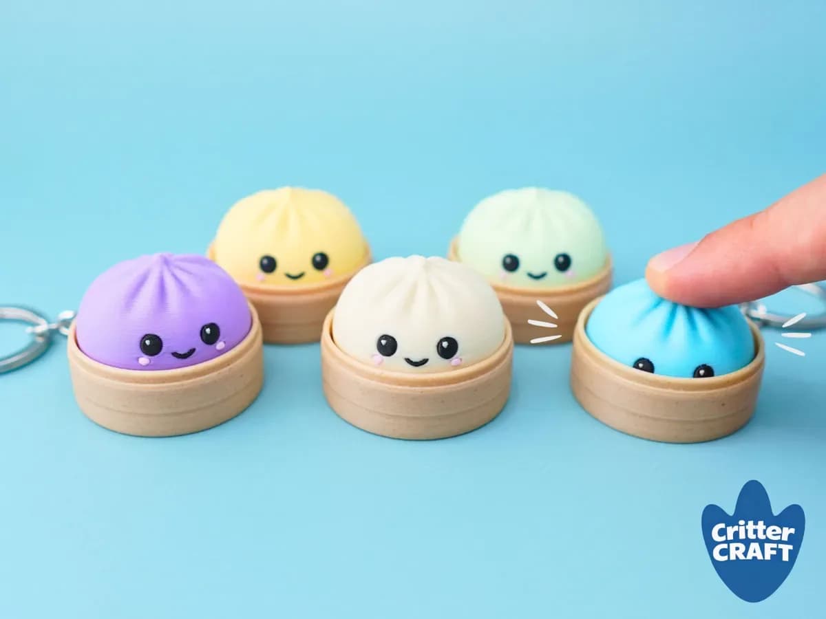 Mini Dumpling Desk Clicker