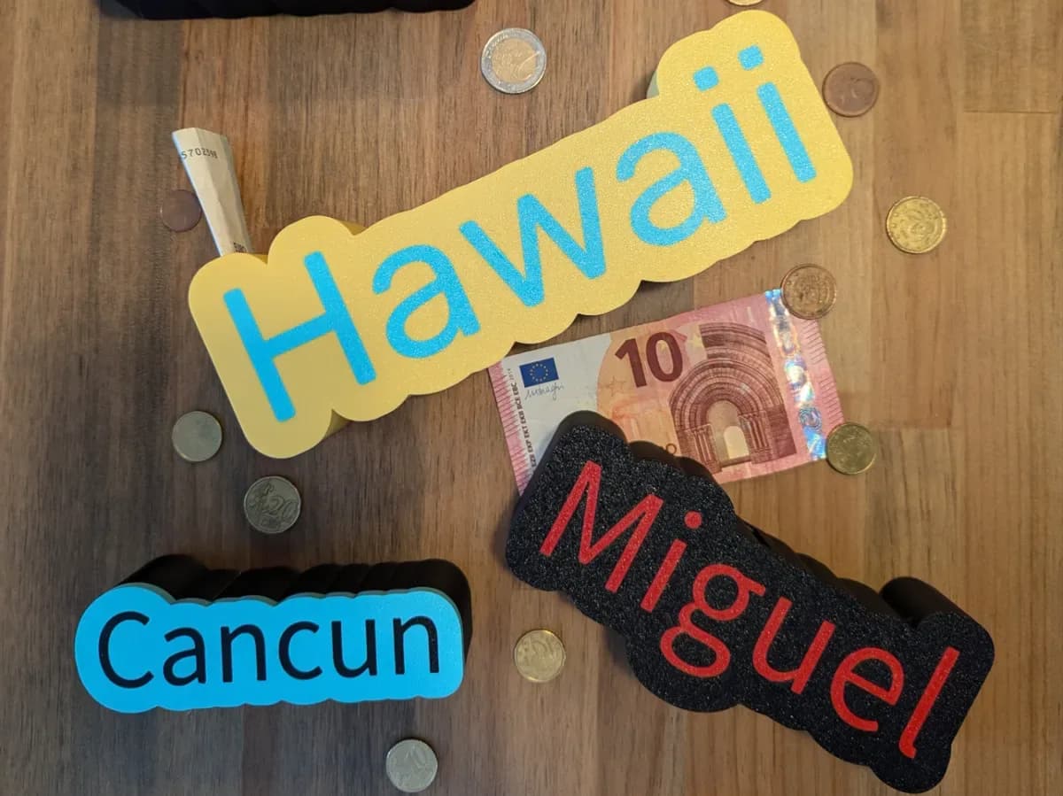 Personalised Name Coin Bank