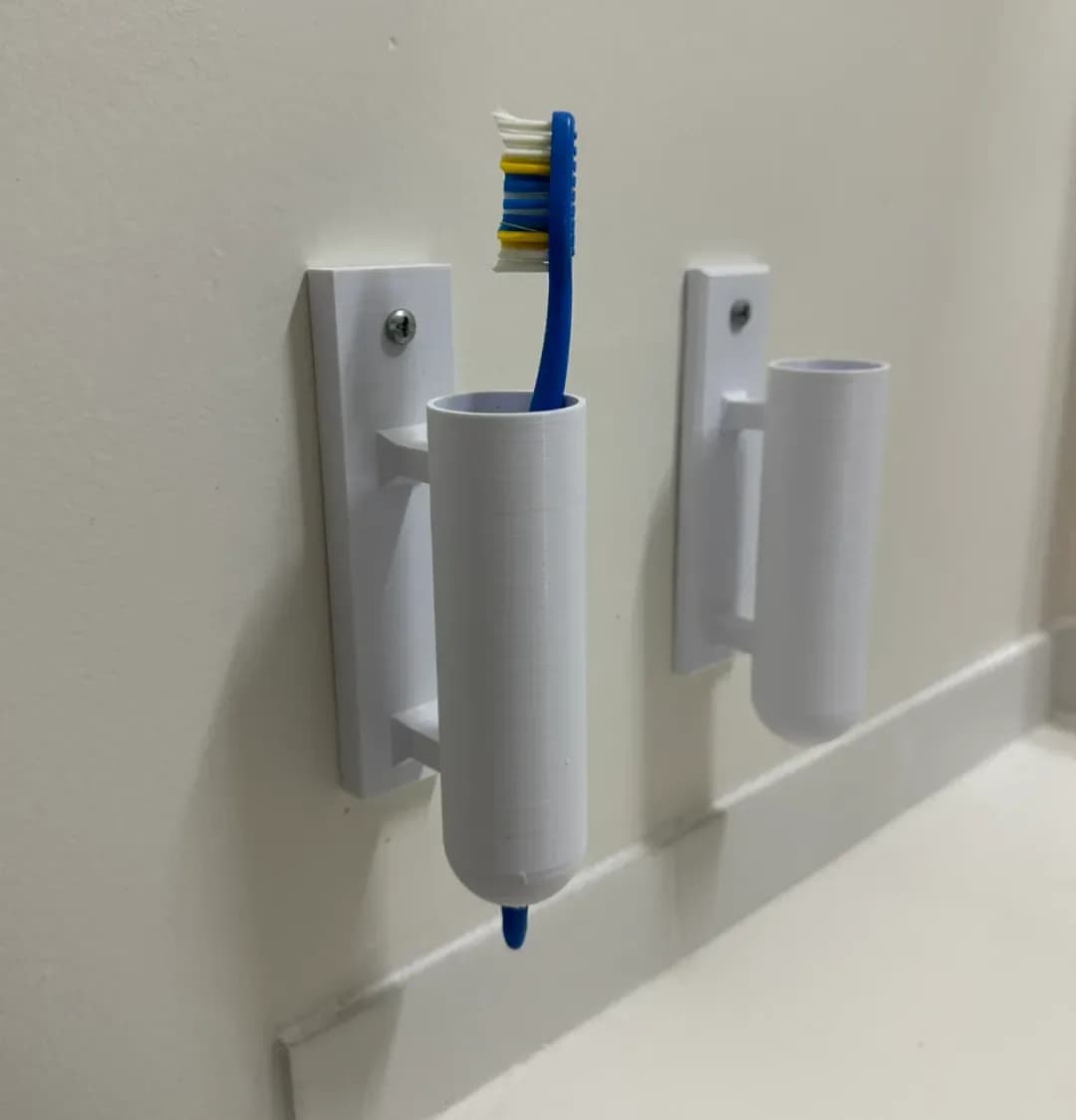 Wall-Mounted Toothbrush Holder