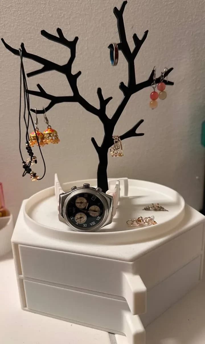Jewellery Drawer with Display Tree
